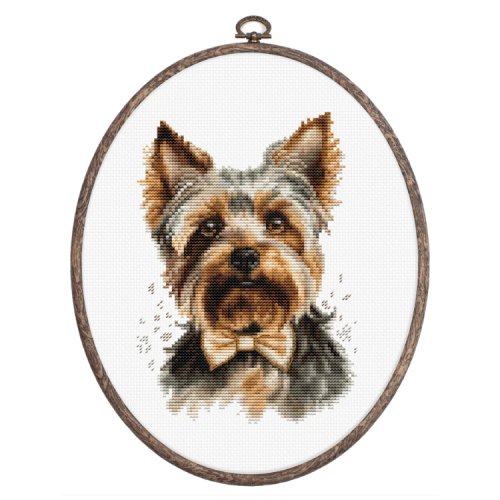 (image for) The Yorkshire Terrier Counted Cross Stitch Kit
